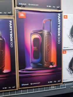 Jbl partybox 330 latest model.  280 watts . Brand new sealed.  Financing available.