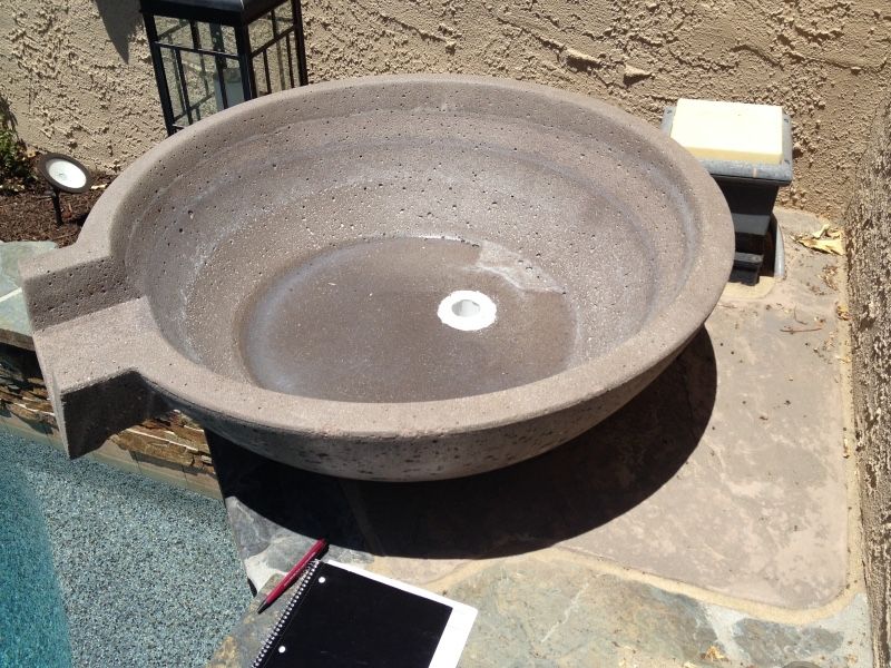 Waterfall Bowl (pool scupper bowl)