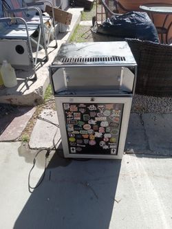 Old Vintage Mini Fridge