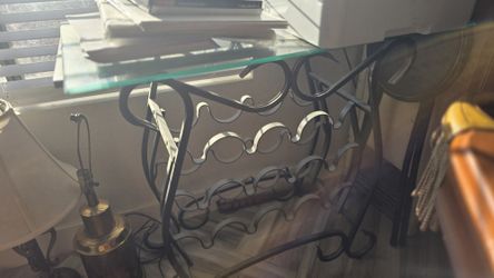 Metal Wine Rack Vtg