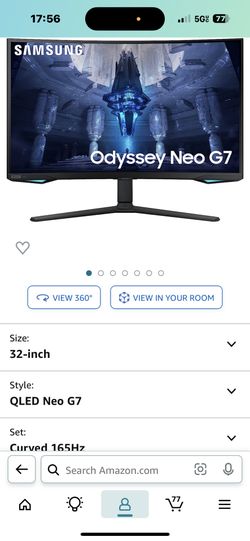 Samsung Odyssey Neo G7 32" Gaming Monitor