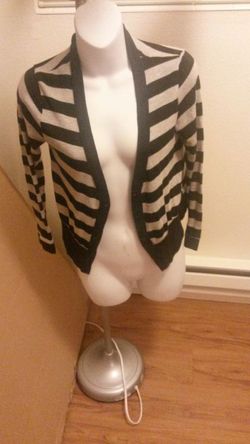 Black & grey cardigan