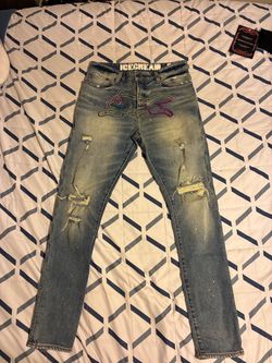 Icecream 🍦Distressed Denim Jeans SIZE 32 Bbc