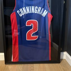 Autographed Cade Cunningham Jersey