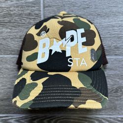Bapesta 1st camo trucker hat