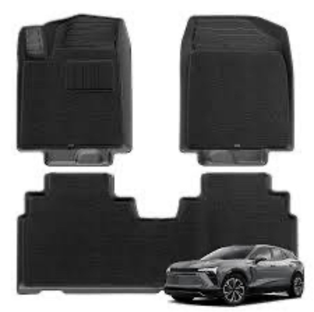 AIPOIL Floor Mats & Cargo Liner Set for 2024 2025 Chevrolet Chevy Blazer EV & Honda Prologue 2024 2025 All Weather Protection TPE Anti-Slip Automotiv