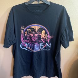 Queen The Rhapsody Tour 2023 Black T-Shirt