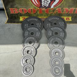 Cap Olympic Barbell Weight Plates $260