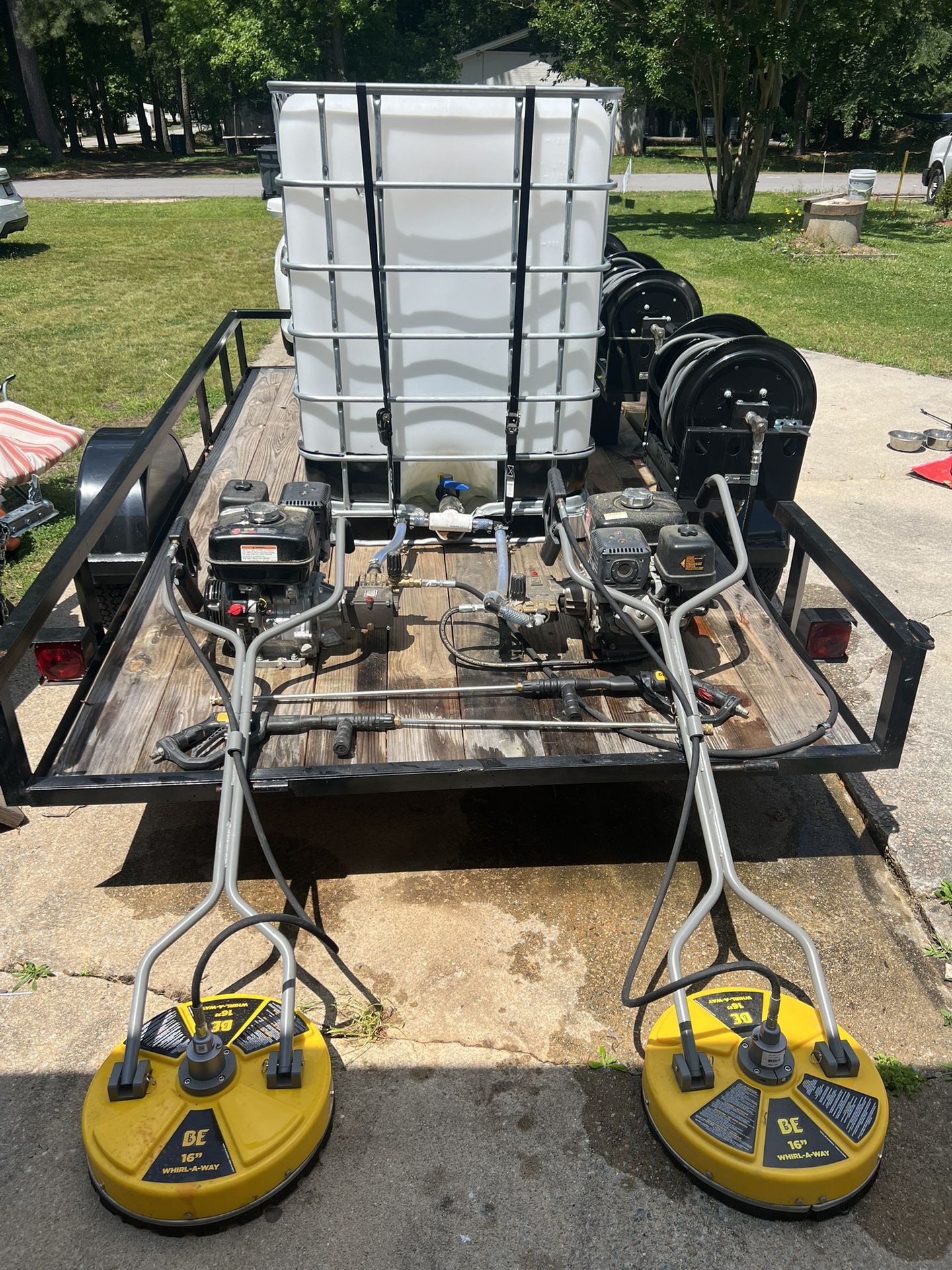 Pressure Washing Setup