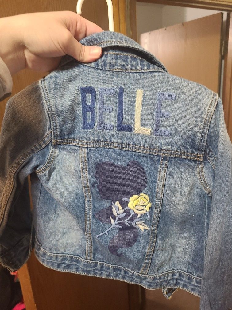 Girls 4T Disney Belle Denim Jacket and Dress