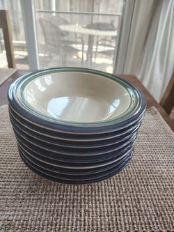 (9) 9" Pfaltzgraff pasta bowls