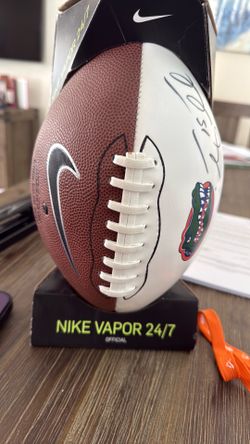 Tim Tebow Signed Florida Gators Nike Vapor 24/7 Football – Personally Obtained