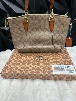 Brown coach bag