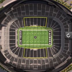 Raiders Home Game Tickets VVIP’s 50yardline 1st Row.