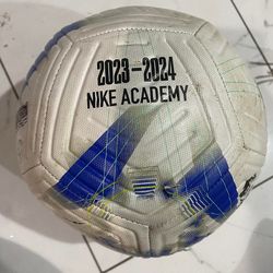 Nike Academy 2023-2024 Premier League Soccer Ball White Blue