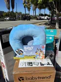 Bluey Infant Travel Pillow Unisex Blue