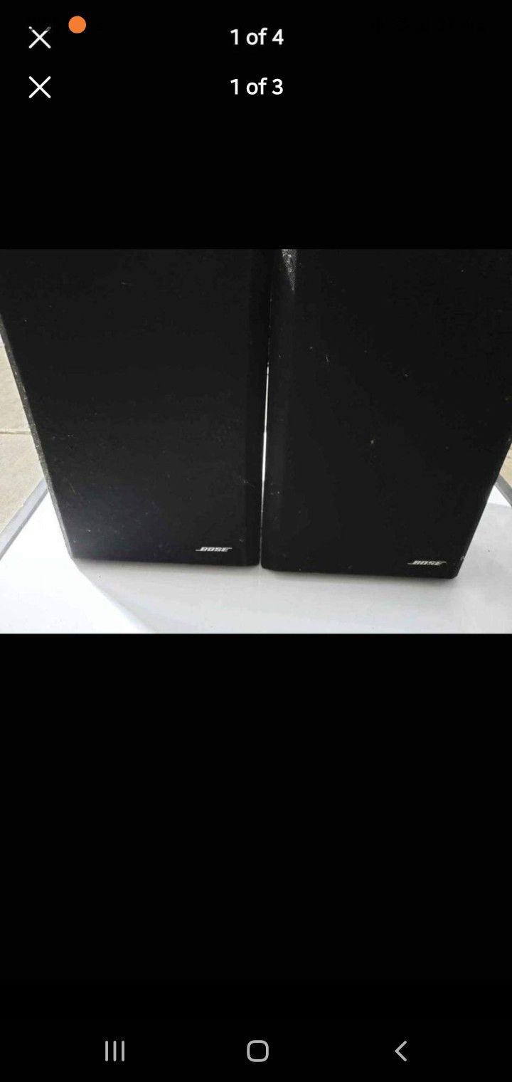 Bose Vintage Speskers (Pair, Clean Bass)
