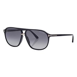 TOM FORD "Bruce" Polarized Navigator Sunglasses - 61MM