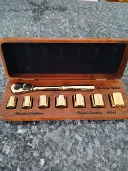 Craftsman Gold plated rachet set
