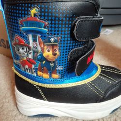 Size 7 Toddler Paw Patrol Snow Boots