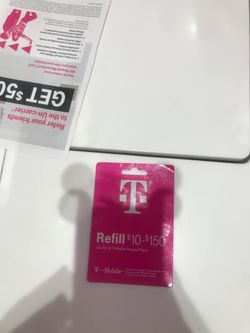 T-Mobile cars unused have the recpiet 127 selling for 100