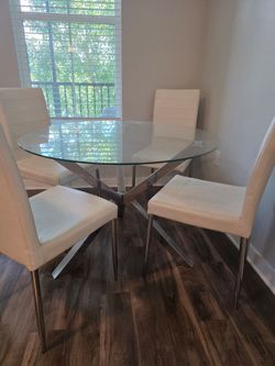 Table set 4 chairs