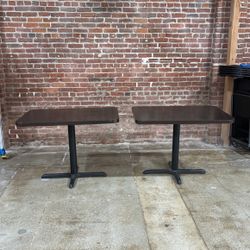Black/Dark Brown Tables (2) 