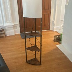 Shelf Corner Standing Lamp