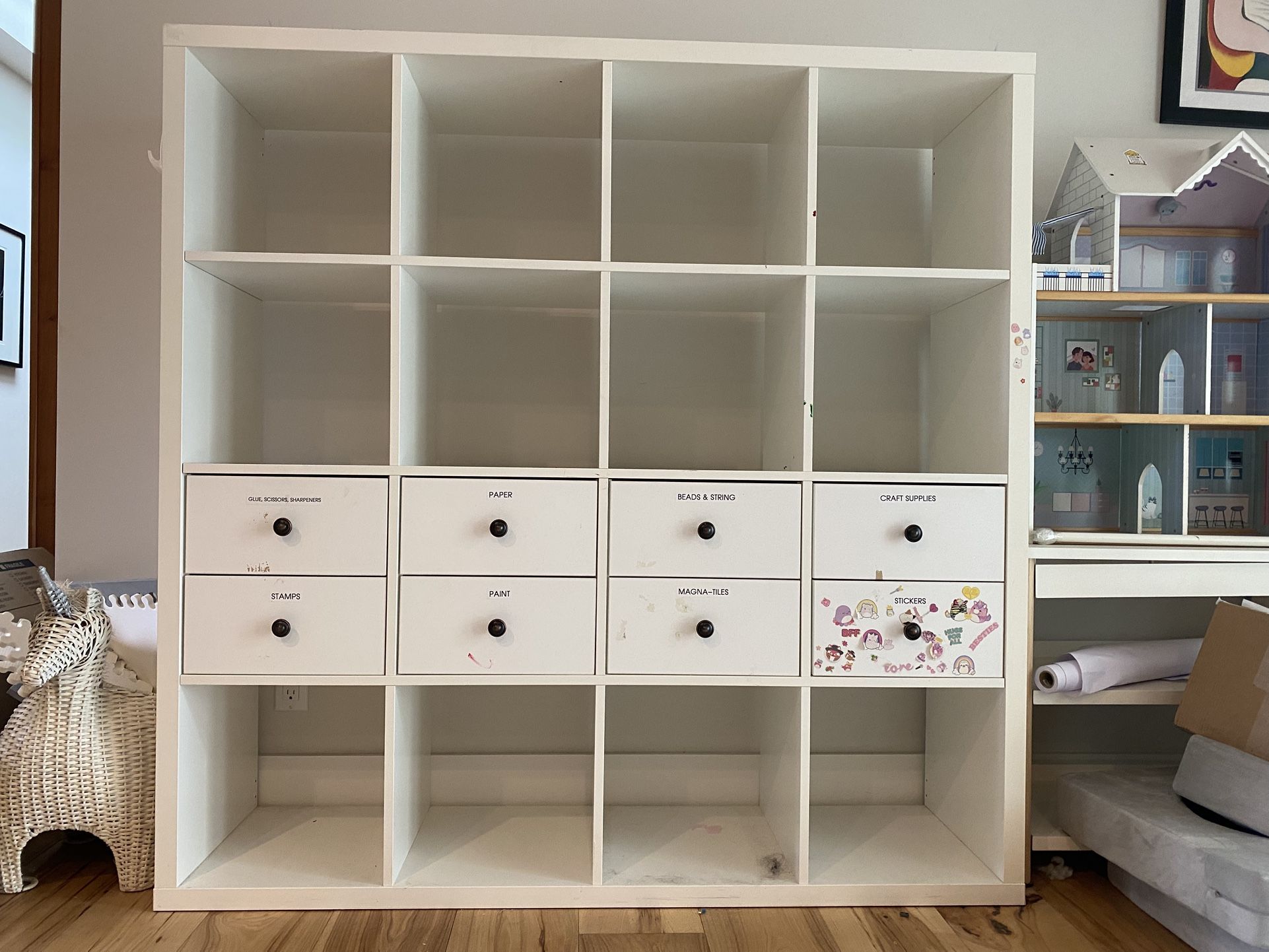 Free Pottery Barn Kids Cubby Shelving with Drawers