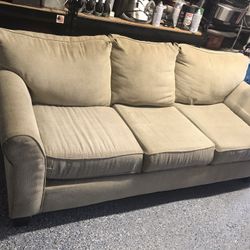 Tan Couch Very Firm