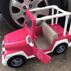 Like new Large OG doll 4 x 4 jeep only $40