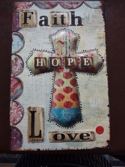 Metal Cross Wall Decor