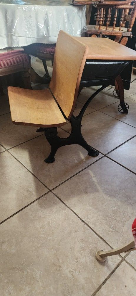 Vintage Antique School Desk