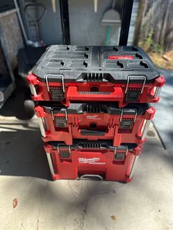 Milwaukee Packout Rolling Tool Box Stack