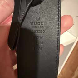 Gucci Pearl Leather Belt 