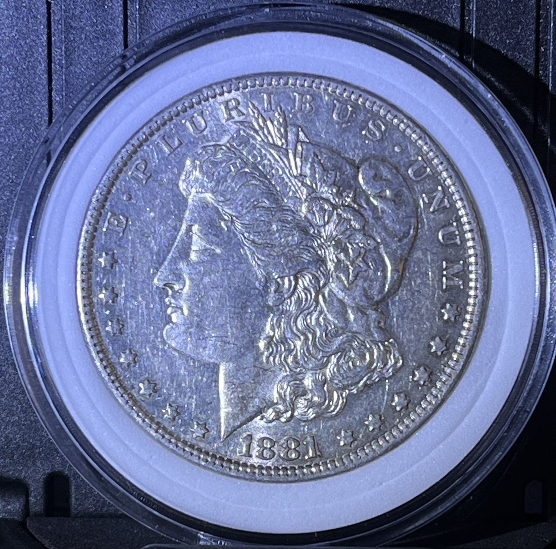 1881-O Morgan Silver Dollar Double Die Date