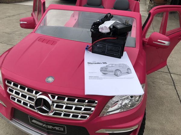 Mercedes Power Wheels >> New Condition Pink Mercedes Benz Ml63 Amg 12volt Electric Kids Ride On Cars Power Wheels For Sale In Los Angeles Ca Offerup Mercedes Power Wheels >> New Condition Pink Mercedes Benz Ml63 Amg 12volt Electric Kids Ride On Cars Power Wheels For Sale In Los Angeles Ca Offerup