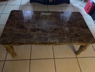 Set of sofa with two end table and middle table for $120