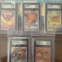 Graded Pokémon Charizard Lot