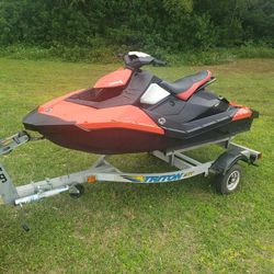 2016 Sea-doo Spark Up 2 , 90hp Includes alluminum Trailer And Updated Crank!
