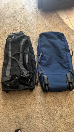 2 Extra-Large Wheeled Backpack Duffel Bags – $25 Each