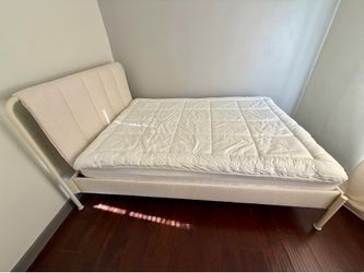 Full- sized IKEA - TÄLLÅSEN bed frame + IKEA mattress