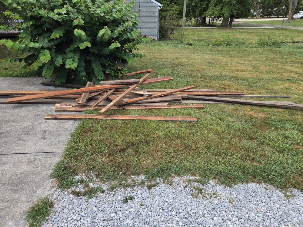 Pile Of 16 Foot Boards. FREE