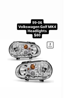 99-06 Volkswagen Golf MK4 Headlights $80