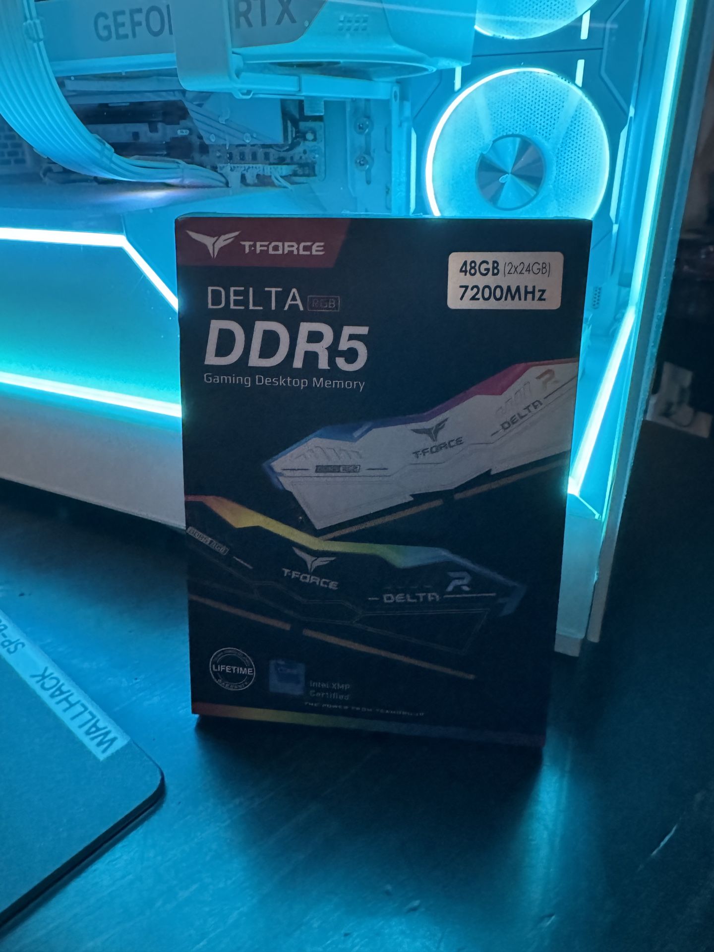 TEAMGROUP T-Force Delta RGB DDR5 Ram 48GB (2x24GB) 7200MHz