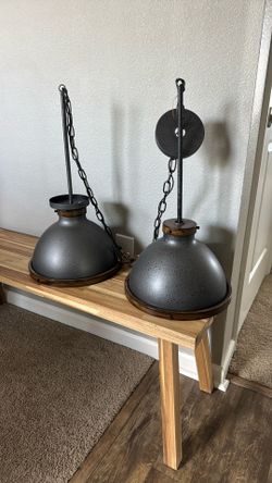 Two Elegant Farmhouse Pendants For Kitchen