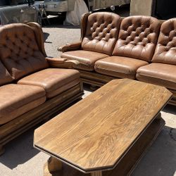 Couch, loveseat, and coffee table for sale 700 or best offer