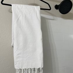 White Shower Curtain