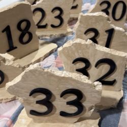 Stone Table Numbers 