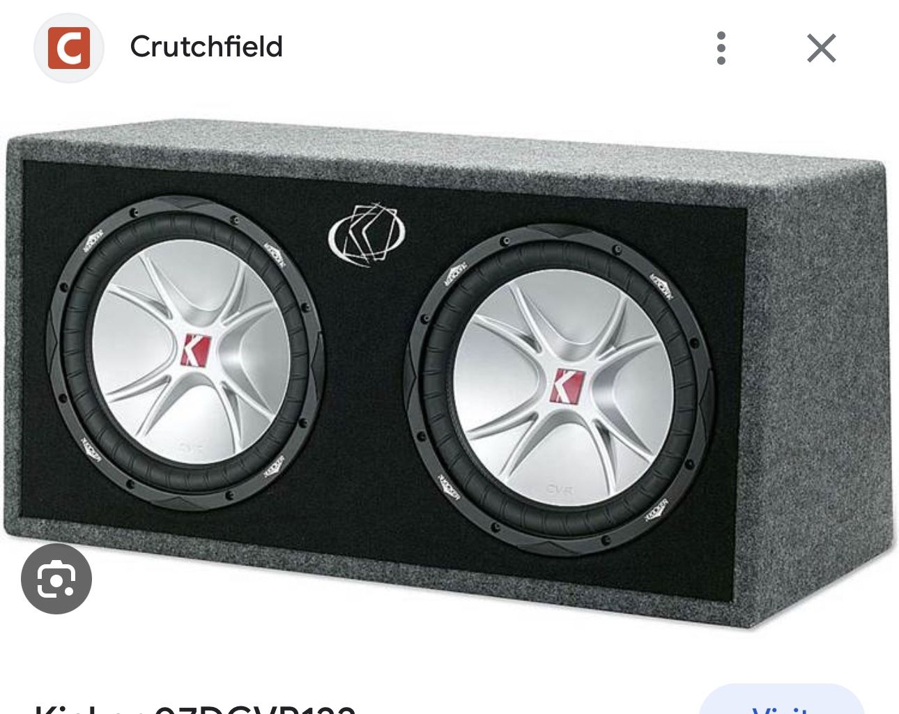 Kicker Comp Cvr 12’s